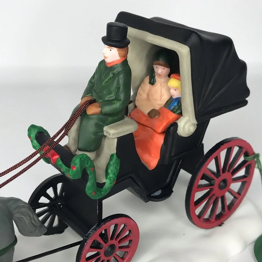 Dept 56 Heritage Village Series Horse Buggy 1989 Department 56 Christmas‎ Scene